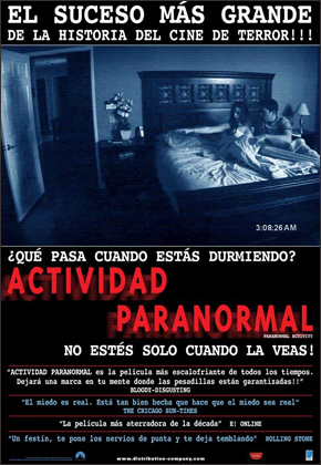 Actividad Paranormal  Actividad-paranormal-cartel